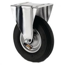 Rodízio fixo com piso pneumático - Capacidade 75 a 200 kg