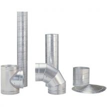 Tubo para mangas de ventilação rígidas - Ø 80 a 125 mm