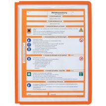 5 Unidades de Placa com bolsa de visualização A4 para sistemas de consulta Sherpa e Vario