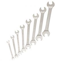 1 Jogo de Jogo de chaves de bocas métricas - Cabeça inclinada 15°