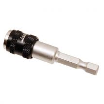 Porta-pontas magnético 1/4" com anel de bloqueio