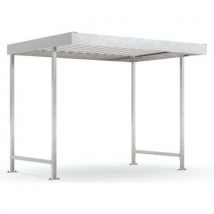 WSM - Abrigo bicicletas galvanizado – leipzig l12, módulo simples,