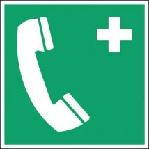 Painel de emergência - Telefone de emergência - rígido