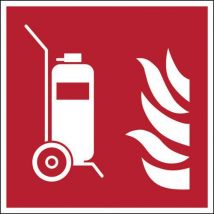 Painel de incêndio - Extintor com rodas - rígido