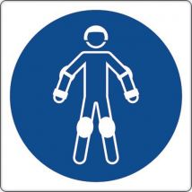 Painel de obrigação - Uso de proteções de patins - alumínio