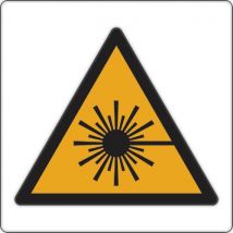 Painel de perigo - Radiação laser - alumínio