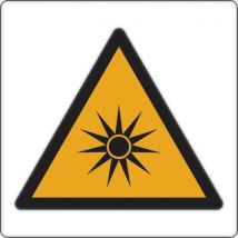 Painel de perigo - Radiações óticas - alumínio