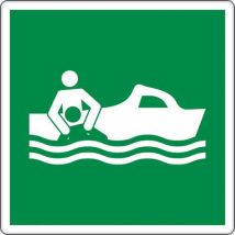 Painel de evacuação - Embarcação salva-vidas - alumínio