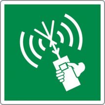 Painel de evacuação - Emissor/recetor de alta frequência - alumínio