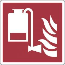 Painel de incêndio - Extintor portátil de espuma - alumínio