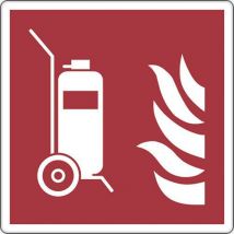Painel de incêndio - Extintor com rodas - alumínio