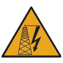 Painel de perigo - Alta tensão - alumínio