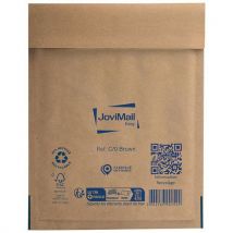 Jovipack - 100 envelopes almofadados plástico bolhas – kraft – 15x21 cm,