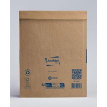 Jovipack - 100 envelopes almofadados plástico bolhas – kraft – 27x36 cm,
