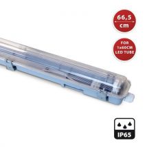 Velamp - Lâmpada teto exterior impermeável para tubo led 60 cm ip65,