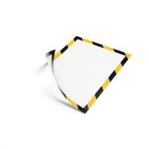 Durable - Duraframe magnetic security a4 amarelo/preto,