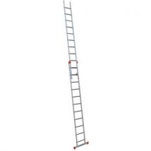 Facal - Escada extensível manual de 2x11 com barra estabilizadora,