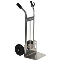 Porta-cargas em alumínio - Rodas pneumáticas - Capacidade de 200 kg