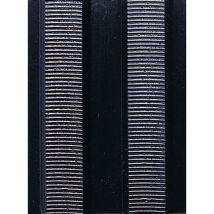 Preto - Tapete Antiderrapante Linear PVC Flexi Tred - Uso Intensivo - 100cm Largura - Plastex