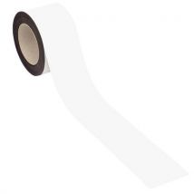 Fita magnética apagável para marcação - 10 m - Branco - Manutan