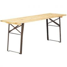 Mesa de madeira dobrável