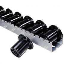 Calha de rolos de plástico para cargas pesadas - 2400 mm de comprimento - Bito