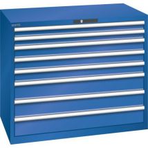 Lista - Armário azul seg. 1193x725x1000 com 8 gavetas 75kg,