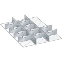 Mobiliário de Oficina - Divisória para Gavetas 459x612x50mm - Eco-responsável - Lista
