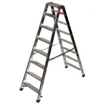 Escadote profissional de duplo acesso - 5 a 12 degraus
