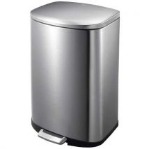 EKO - Caixote de lixo della step bin – 50 l – inox – eko,