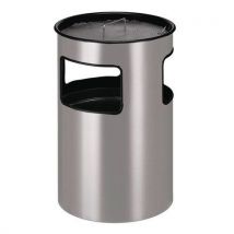 Caixote de lixo/cinzeiro com abertura - 30 L ou 50 L - Manutan