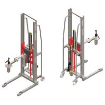 Empilhador GR manual com virador de rolos - capacidade de 300 kg