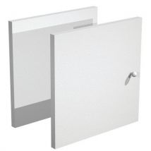 2 Unidades de Porta para móvel de arrumação Maxicube - alumínio/faia - conjunto de 2