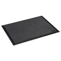 Tapete Antifadiga Skystep 455 Preto 900x1500mm - Borracha Reciclada 30% - Antiderrapante - Notrax