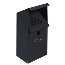 Cinzeiro de parede em aço - Com suporte - 3,7 L