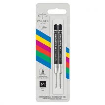 Parker - Conj. 2 recargas para caneta parker – tinta preta – parker ,