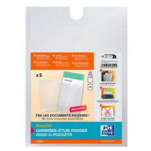 Oxford - Pasta estojo easygo hawai a4 pp incolor – oxford,