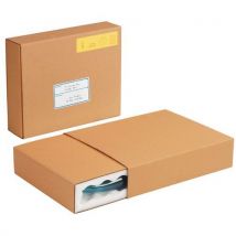 Lote 50 Caixas Kraft 200x140x60mm - Espuma Interna, Reciclável, Ideal para Embalar
