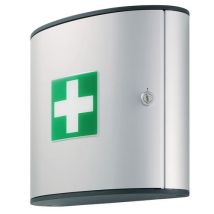 Armário Farmácia M Cinzento Alumínio - 1 Porta Com Chave - Eco-responsável - Durable