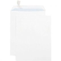 250 Unidades de Envelope de papel velino branco de 90 g - sem janela