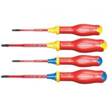 Facom - Conj. De 4 chaves de fendas prot2 slim borneo isol. 1000 v,