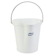Balde graduado com bico de descarga - Branco - 12 L