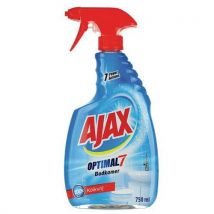 12 Unidades de Spray de limpeza anticalcário para casa de banho Ajax Optimal 7 - 750 ml