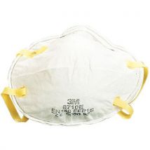 3M - Máscaras FFP1 D Sem Válvula - Proteção Respiratória Contra Poeiras e Nevoeiros - Caixa com 20 Unidades
