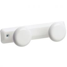 Branco - Aço - Equipamento Casa de Banho - Gancho Duplo Util - Rossignol Pro