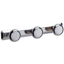 Cromado - Aço - Cinzento - Cabide - Gancho com 3 Cabeças Util - Rossignol Pro