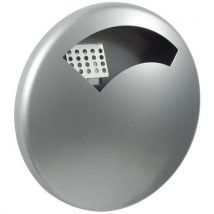 Rossignol Pro - Cinzeiro parede disco 0,5 l – cinzento metálico – ral 9006,