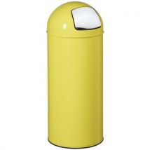 Rossignol Pro - Caix. Lixo c/ alçapão push 45 l – amarelo-enxofre – ral 1016,