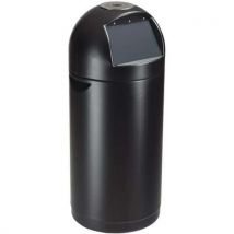 Rossignol Pro - Caixote de lixo de 52 l e cinzeiro cyvomax – preto,