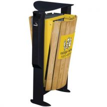 Rossignol Pro - 2 fluxos c/ pé arkea madeira e cinzeiro cinz. – amar.-colza,